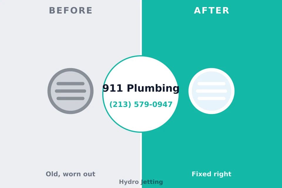 Before and after: plumbing repair Rose Hill, NC